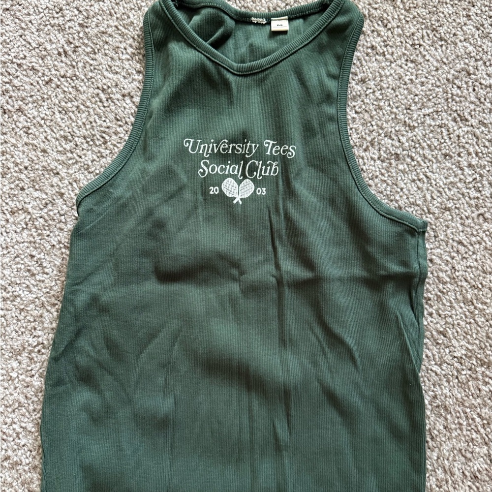 Green University Tees Women's Tank Top
